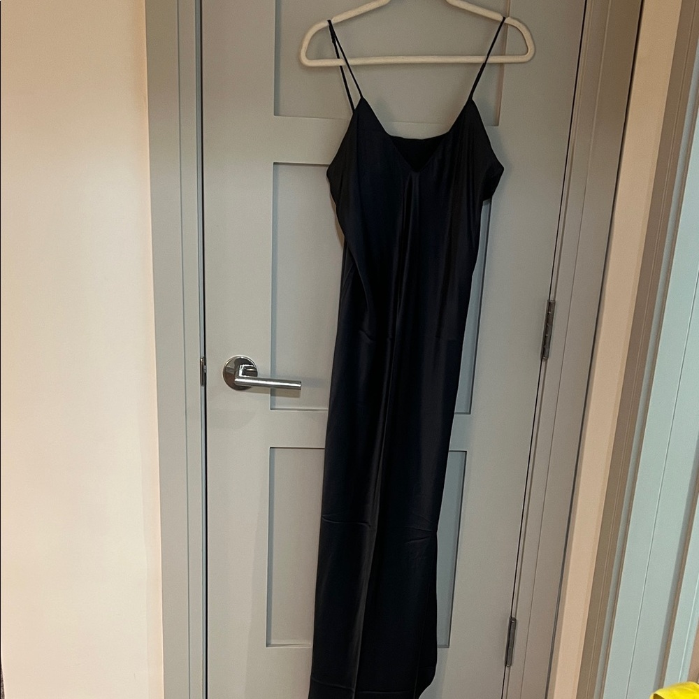 Banana Republic Black Maxi Dress with Spaghetti Straps